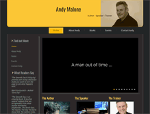 Tablet Screenshot of andymalone.org
